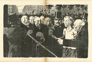 Illustration von Hermann-Paul (1864-1940) in Le Canard Sauvage von Rene George Hermann Paul