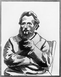 Illustration für „Monsieur Bergeret in Paris“, Roman von Anatole France von Rene George Hermann Paul