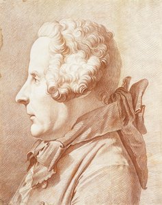Porträt von Monsieur Hertault von Lienay im Profil, nach links gewandt von Rene Michel Slodtz