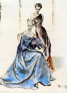 Französische Mode des 20. Jahrhunderts, 1938 von Rene Robert Bouche