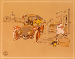 Plakat zur Werbung für Berliet-Autos, 1906