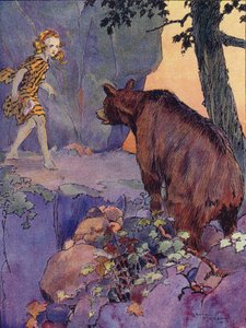 Ein kleines Mädchen aus der Steinzeit von Rene Vincent