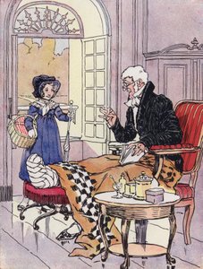 Ein kleines Mädchen unter der Restauration von Rene Vincent