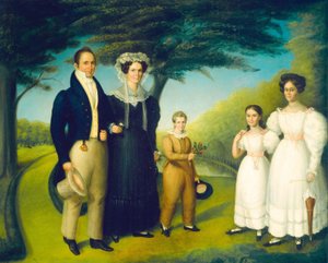 Dr. John Safford und Familie, ca. 1830