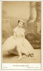 Angelina Fioretti, italienische Ballerina der Pariser Oper von Reutlinger Studio (after)