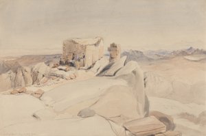 Der Gipfel des Berges Sinai oder Jebel Musa von Rev. Edward Thomas Daniell