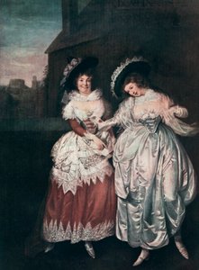 Mrs. Page und Mrs. Ford lesen Falstaffs Liebesbriefe von Rev. Matthew William Peters