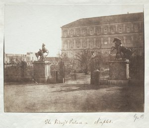 Der Königspalast, Neapel, vor 1852