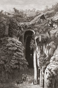 Virgils Grab, Neapel, Süditalien im späten 19. Jahrhundert. Aus Italienische Bilder von Rev. Samuel Manning, veröffentlicht um 1890.