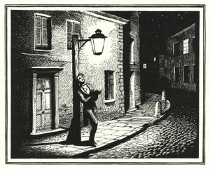 Hans Christian Andersen: Die alte Straßenlaterne von Rex (after) Whistler