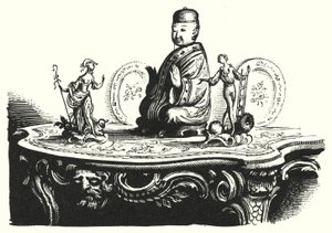 Hans Christian Andersen: Die Schäferin und der Schornsteinfeger (Lithografie) von Rex (after) Whistler
