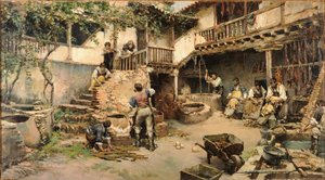 Gerberei-Werkstatt oder Die Gerbereien von Ubide von Ricardo Arredondo Calmache
