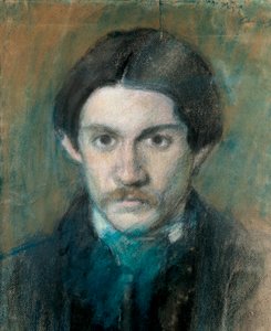 Porträt des spanischen Malers Pablo Picasso