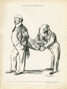Illustration von Ricardo Flores (1878-1918) in Le Rire, 09.05.14 - Dialog der Wiederauferstandenen - Marokko, Agadir - Ceccaldi von Ricardo Flores