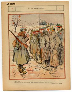 Rotes Lachen, satirisch in Farben von Ricardo Flores