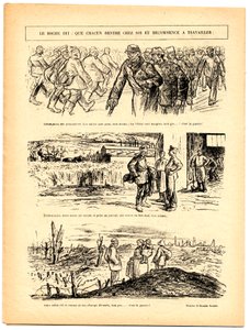 Rotes Lachen, Satirisch in Schwarz-Weiß von Ricardo Flores
