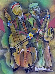 Lebendiges Jazz-Duo