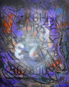 Lebendiges violettes Chaos von Ricardo Maya