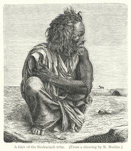 Ein Fakir des Shukuriyeh-Stammes von Richard (after) Buchta