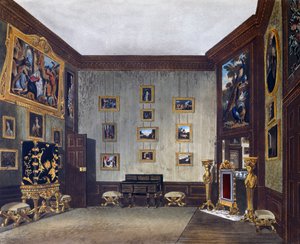 Schreibzimmer des Königs, aus Die Geschichte der königlichen Residenzen
