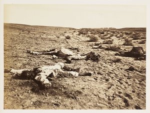 Toter Soldat in Tel-el-Kebir, Ägypten, 6. Dezember 1882