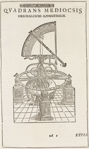 Tycho Brahes Quadrant (invertiert), um 1577