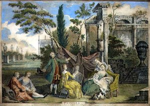 Malerei, veröffentlicht von F. Bull, John Boydell und W. Herbert, ca. 1750 von Richard (after) Houston