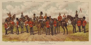 Die irischen Regimenter der britischen Armee von Richard (after) Simkin