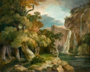 Fluss bei Penegoes von Richard (style of) Wilson