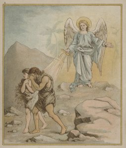 Adam und Eva werden aus dem Garten Eden vertrieben von Richard Andre