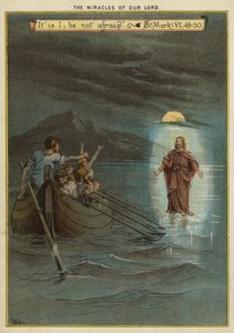 Die Wunder Christi: Jesus geht auf dem Wasser von Richard Andre