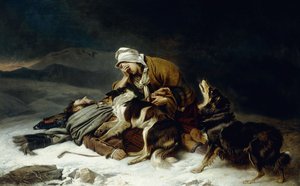 Verloren im Sturm von Richard Ansdell