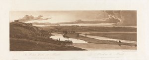 Die Wasserwerke in Marli und St. Germain en Laye in der Ferne 1803; Platte 15 aus Ansichten in Paris, das Emanuel-Volumen Nachzeichnung der Platte B1981.25.2624