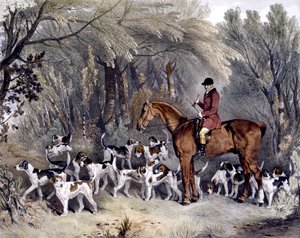 W. Head, Jäger der Donnington Hounds, graviert von J.W. Giles (1801-70) 1837
