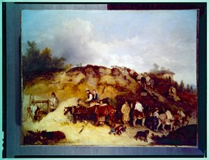 Kiesgruben, eine Szene aus der Natur von Richard Barrett Davis