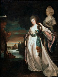 Porträt der Hofdame Gräfin Alexandra Branitskaya, 1778-1781 von Richard Brompton