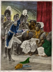 Kolonialismus in Sri Lanka (Illustration)