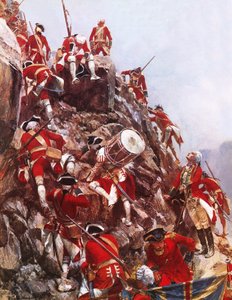 Erklimmen der Höhen von Abraham von Richard Caton Woodville