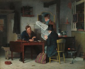 Warten auf die Kutsche von Richard Caton Woodville
