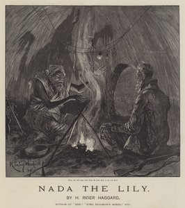 Nada die Lilie, von H. Rider Haggard von Richard Caton Woodville junior