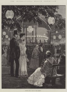 Die Internationale Gesundheitsausstellung, Abendfest, Musik in den Gärten