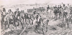 Waterloo, 18. Juni 1815: Die Alte Garde, Illustration aus British Battles on Land and Sea, 1915