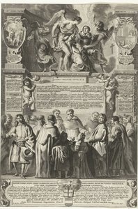 Gründung der Bruderschaft Militia Angelica Thomae Aquinatis, 1649 von Richard Collin