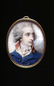 Porträtminiatur von Generalmajor William, Viscount Fielding, c.1790 von Richard Cosway
