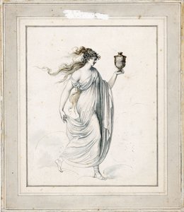 Porträt von Lady Emma Hamilton von Richard Cosway