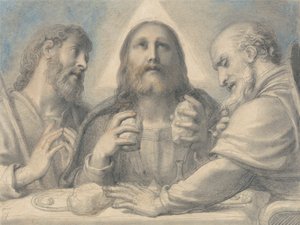 Das Abendmahl in Emmaus von Richard Cosway