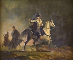 Der Earl of Ancram auf einem Pferd, ca. 1773 von Richard Cosway