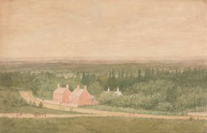 Landschaft mit Hütten, Broadmoor von Richard Dadd