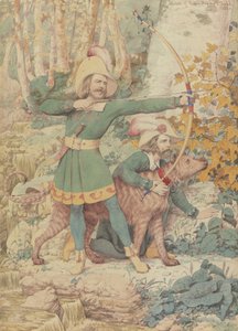 Skizze von Robin Hood