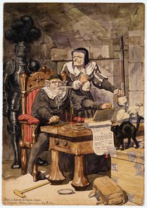 Skizze zur Darstellung der Leidenschaften - Geiz, 1854